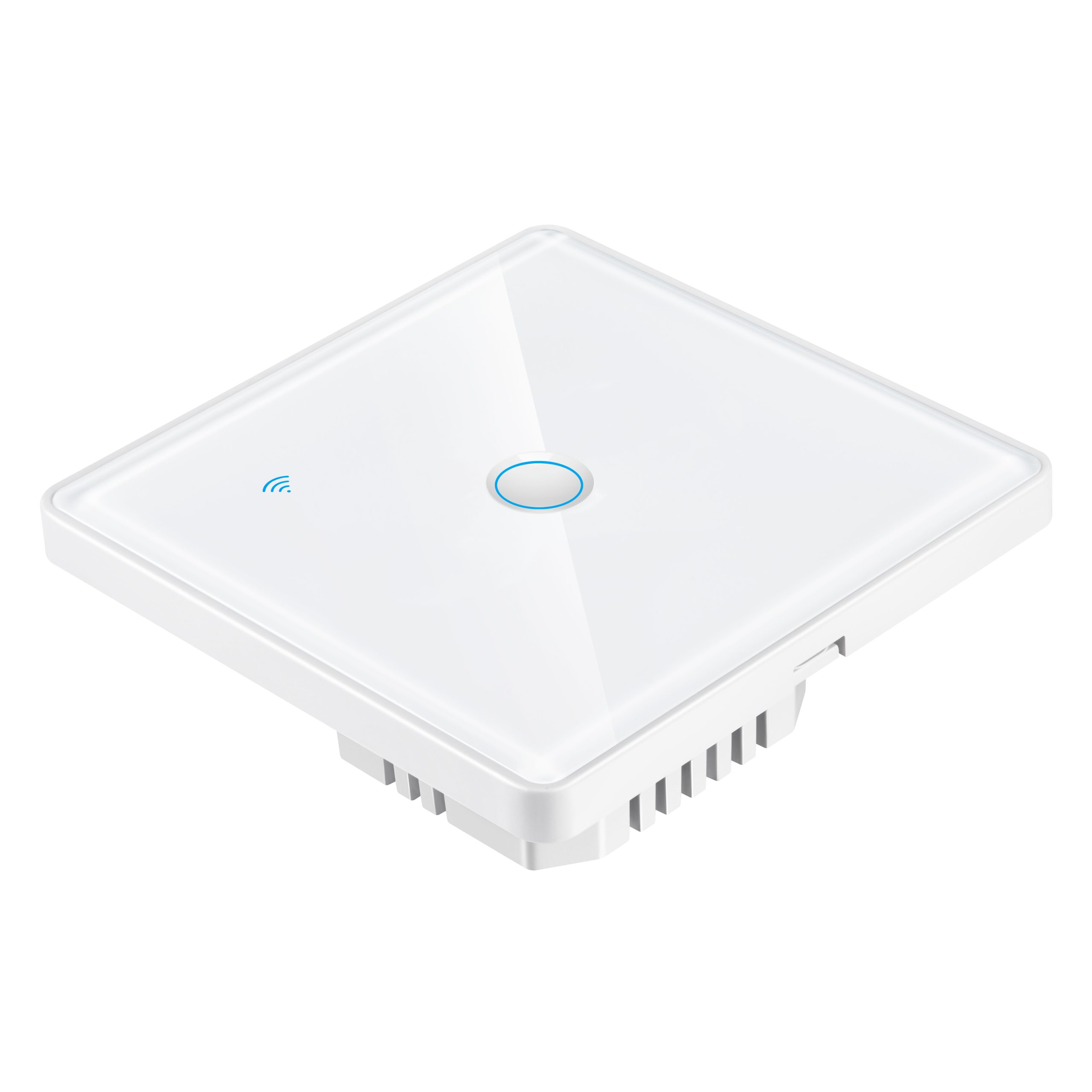 2.5D glass switch white top view